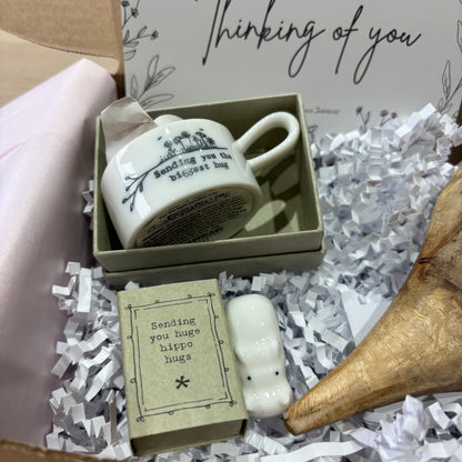 Sending you hippo hugs gift box
