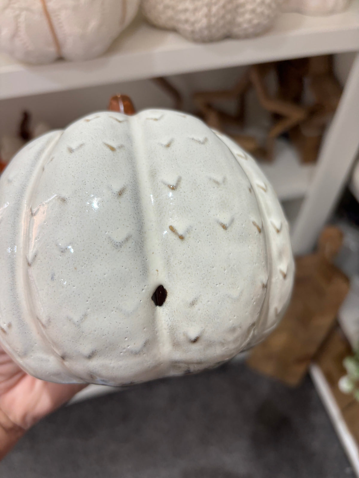 Patterned pumpkin - imperfect