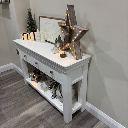 Beige Wooden LED Light Up Christmas Star - individual