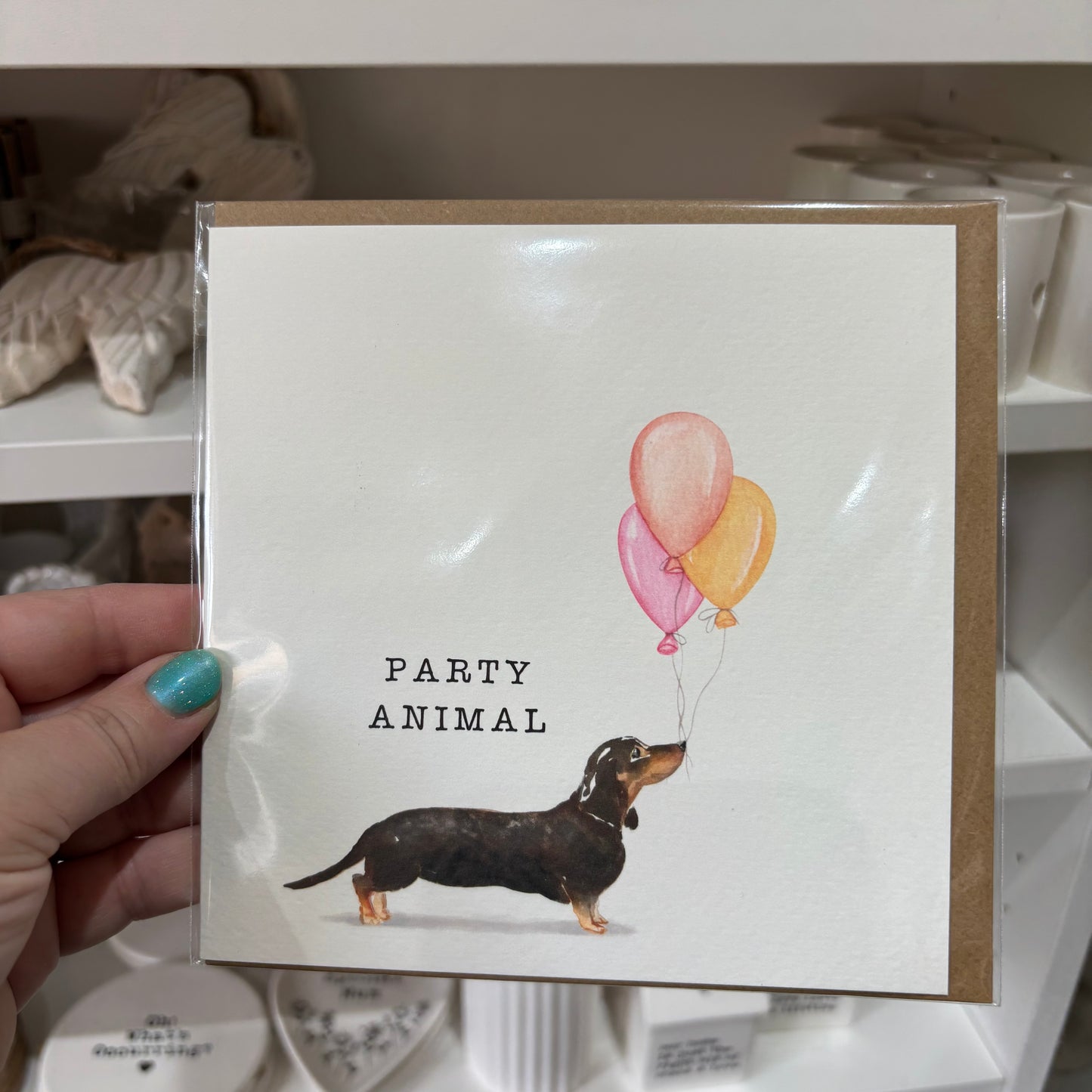 Party animal greeting card