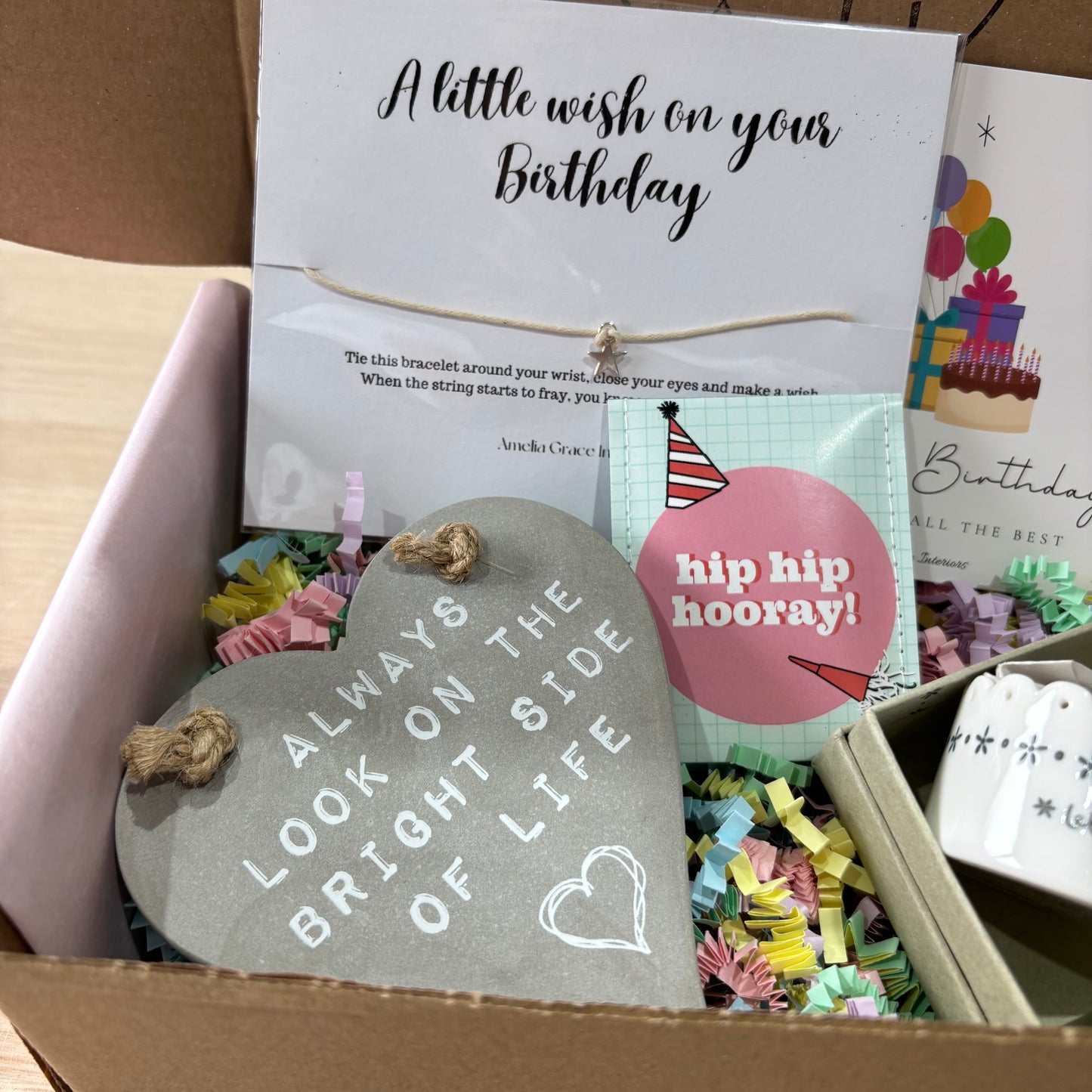 Birthday wish gift box