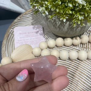 Star Rose Quartz Crystal
