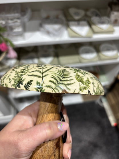 Fern Print mushroom - 2 sizes - imperfect