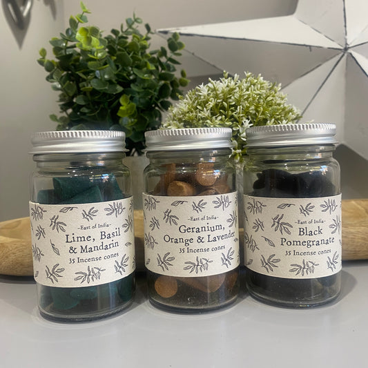 Jar of Incense cones - choose scent