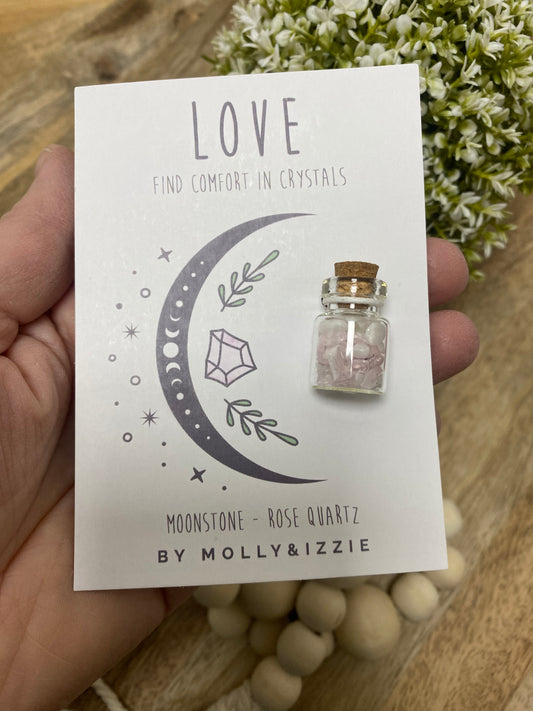 A tiny Jar of Crystals - Love