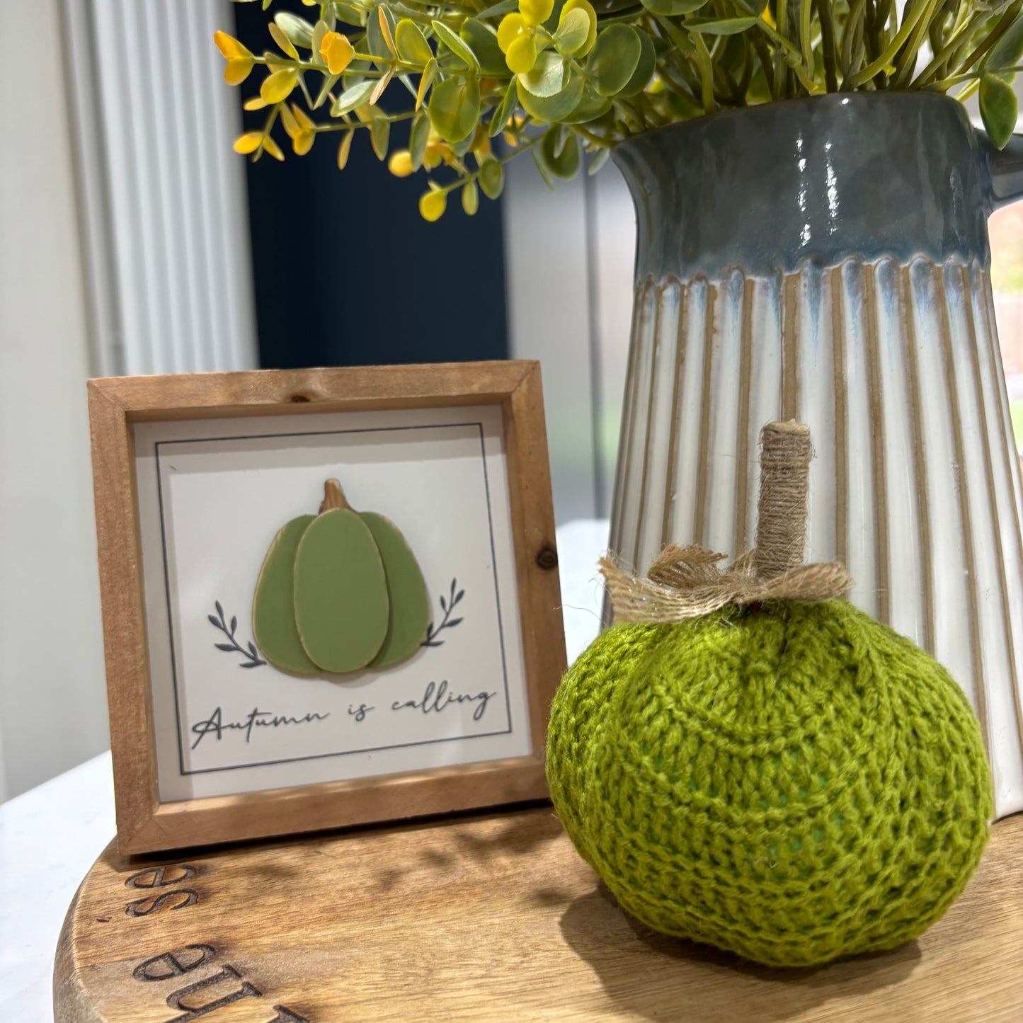 Harvest Pumpkin wooden plaques