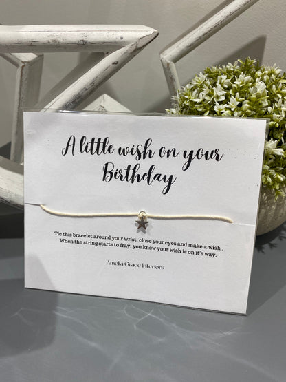 Birthday wish gift box