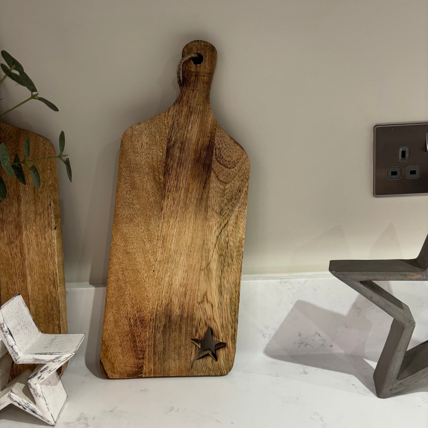 Cut Out Star Wooden Board