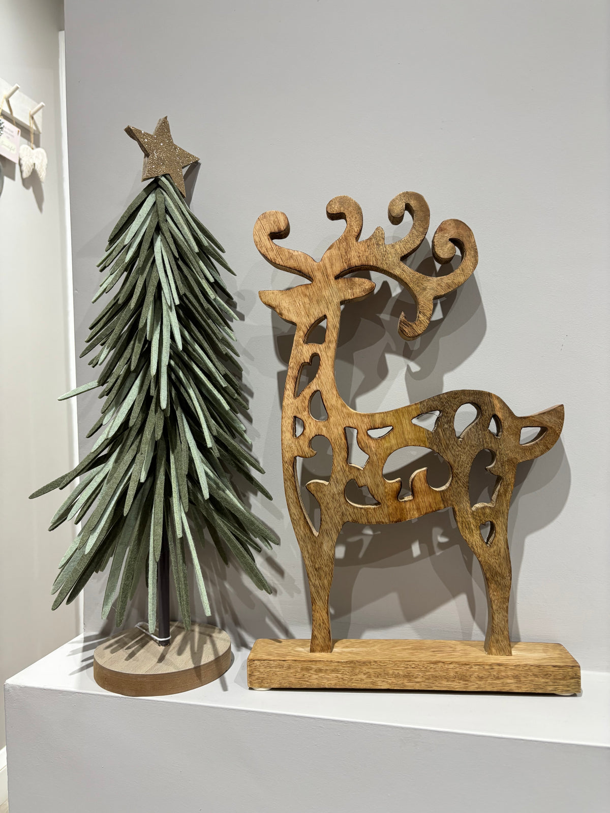 Free Standing Cut out detailed Reindeer