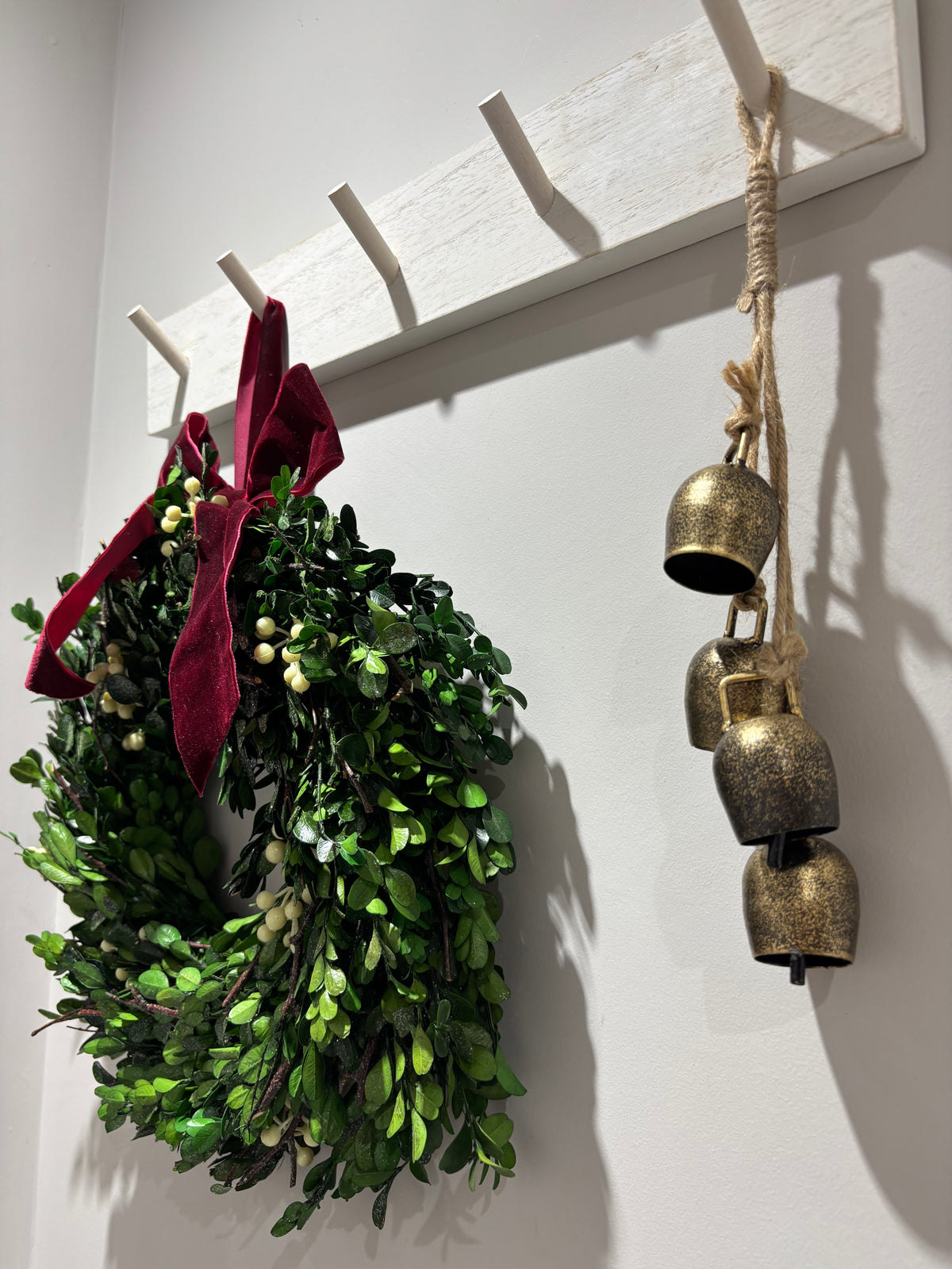 Metal Gold 4 Small Cowbell Hanging Garland