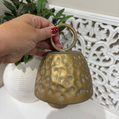 Metal Cloche Bell – Antique Brass - 2 sizes