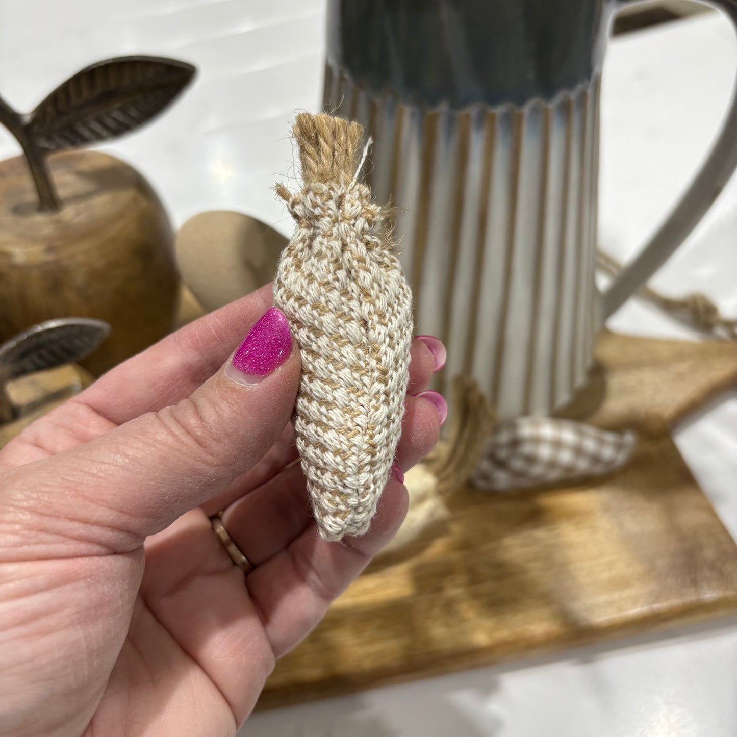 Natural Fabric Carrots, set of 6