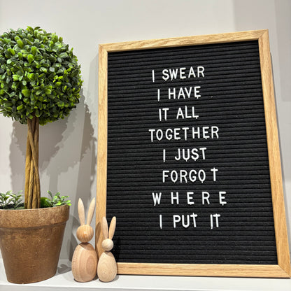 Rustic Wooden Rabbit Decorations – Set of 2