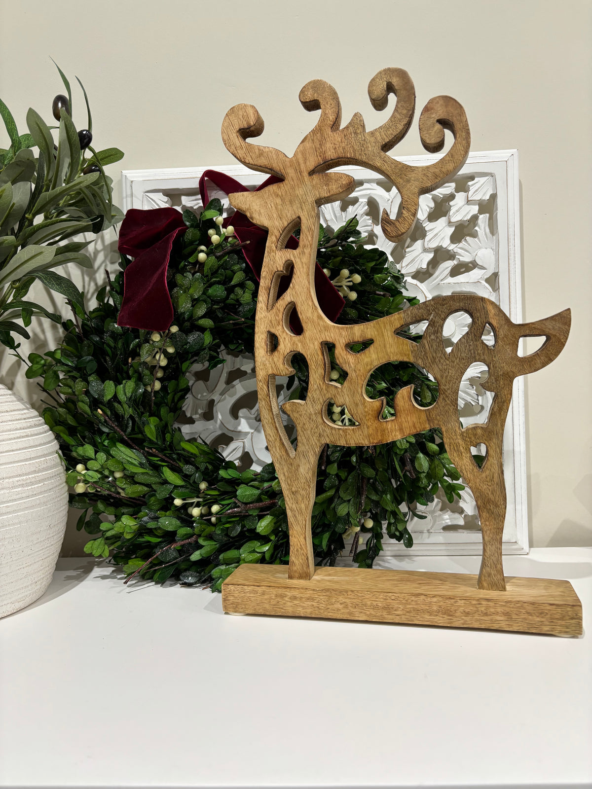 Free Standing Cut out detailed Reindeer