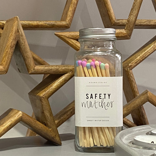 Safety Matches - Rainbow Tip