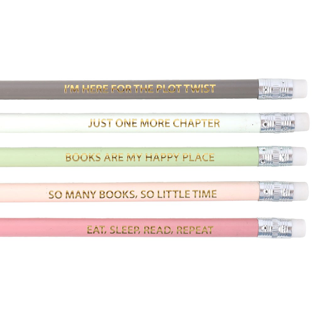 Literature Inspired Pencils - pack of 5