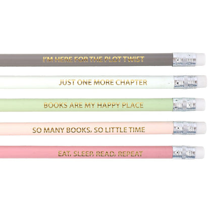 Literature Inspired Pencils - pack of 5