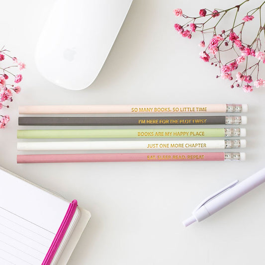 Literature Inspired Pencils - pack of 5