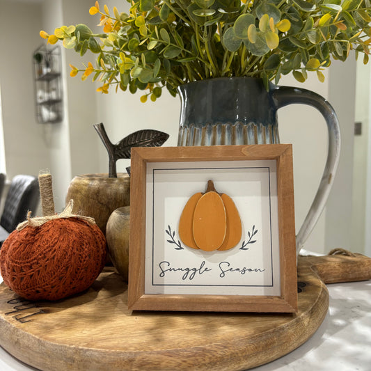 Harvest Pumpkin wooden plaques