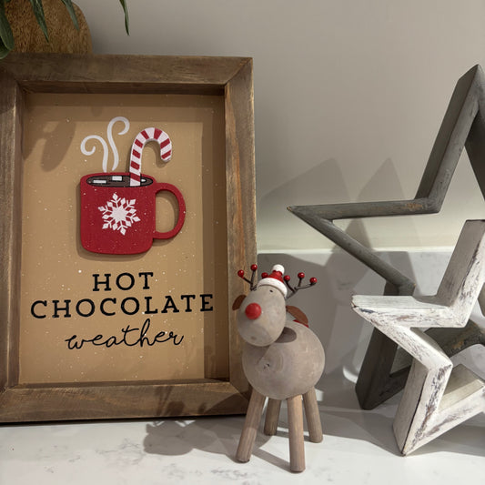 Rustic Reindeer with hat