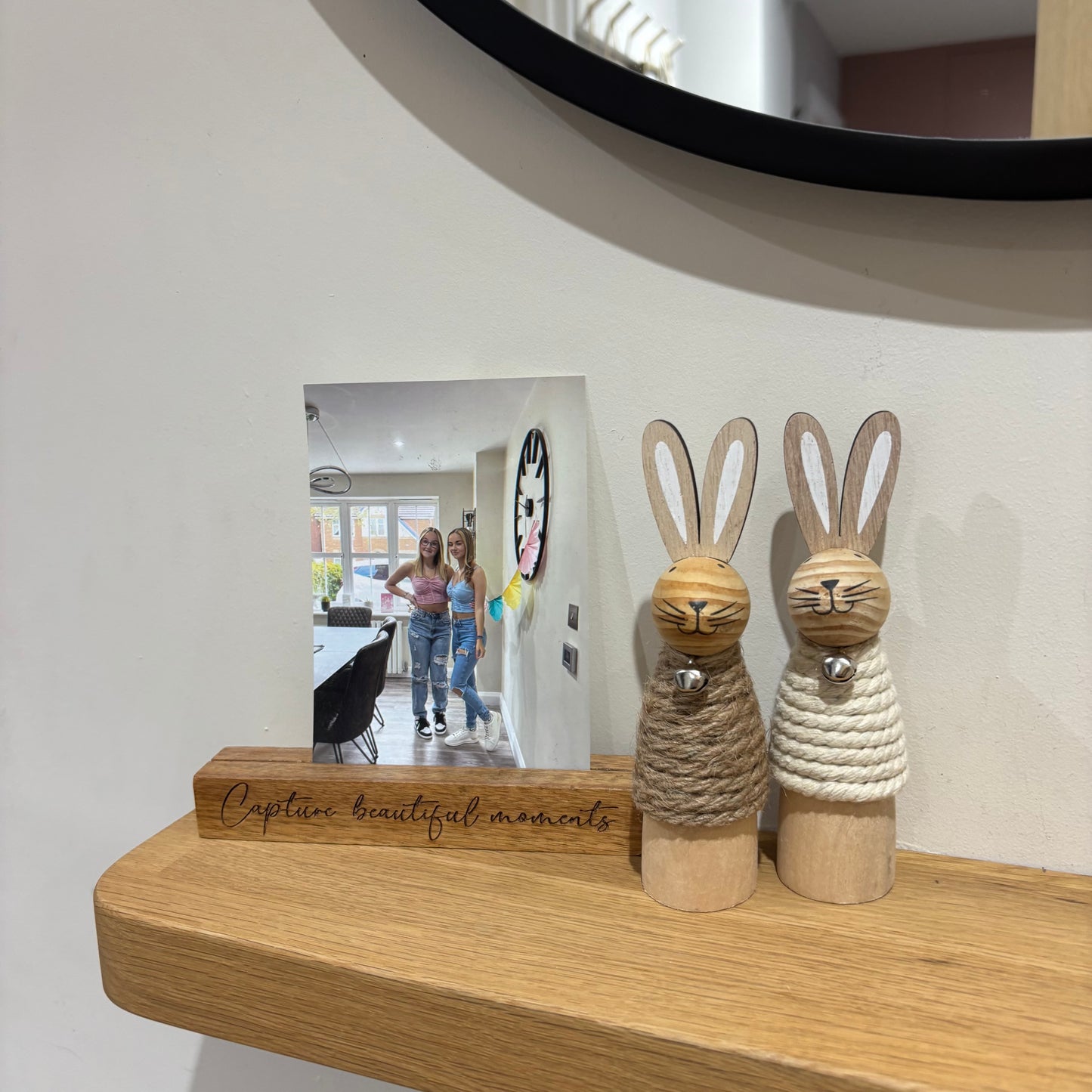 Wooden Rope Bunny Rabbit