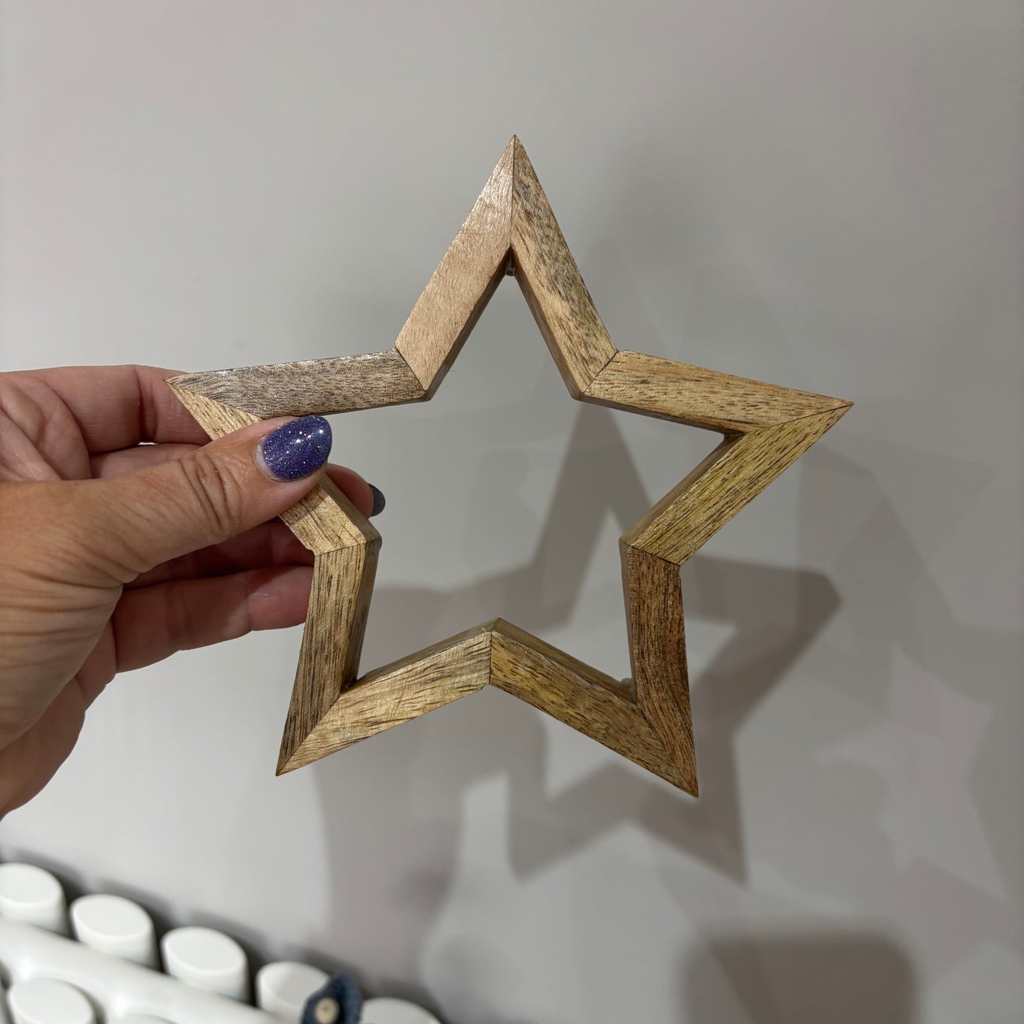 Mango Wood Open Star Set – Set of