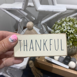 Thankful, Blessed, Grateful Block - 3 Styles