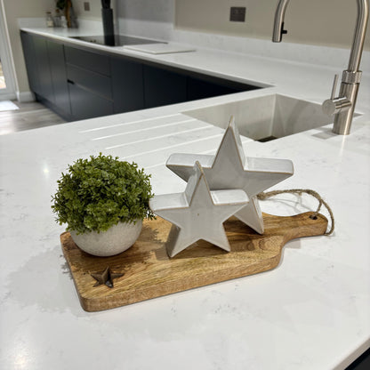 Cut Out Star Wooden Board