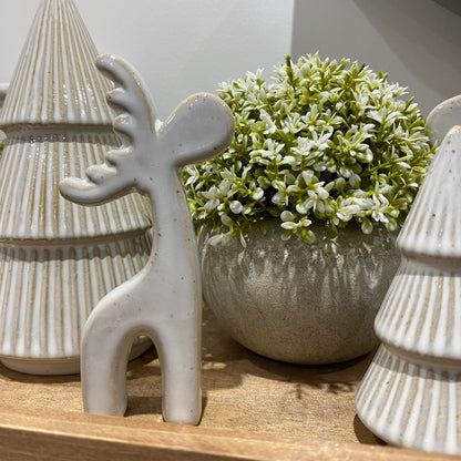 Natural Reindeers - set of 2