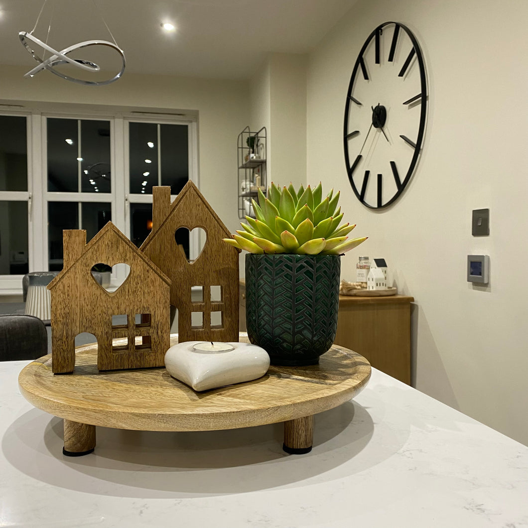 Round Display Tray with feet
