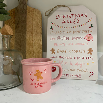 Sugarplum Fun Christmas Rules Sign