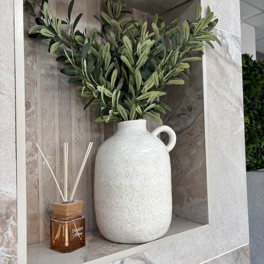 Faux Olive Branch Spray – 85cm
