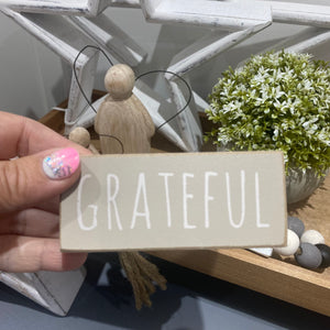 Thankful, Blessed, Grateful Block - 3 Styles