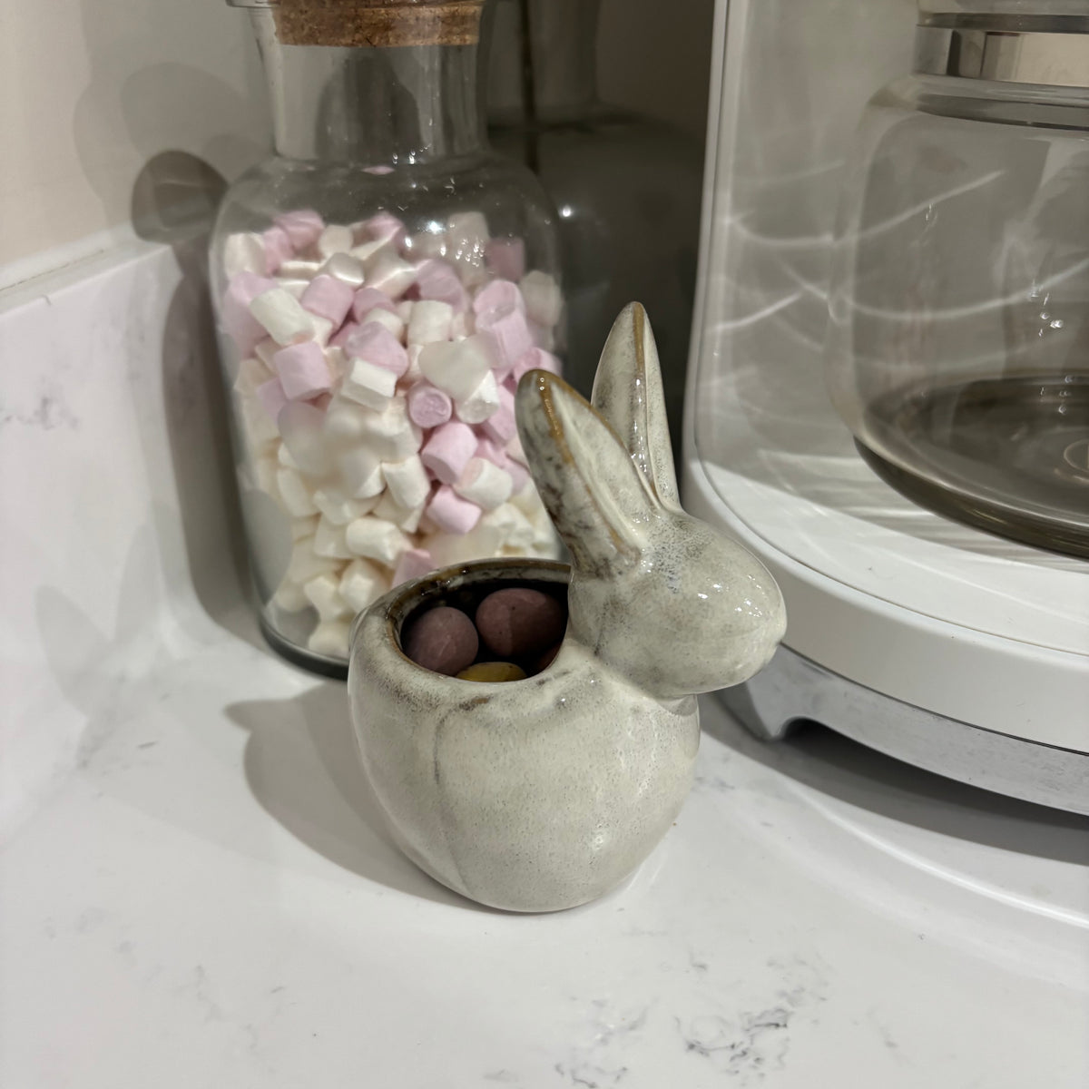 Ceramic Rabbit Tea Light Holder
