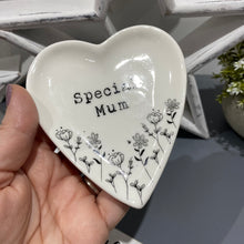 Load image into Gallery viewer, Special Mum Trinket Dish with Floral Design