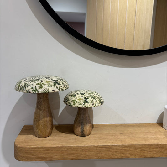 Fern Print mushroom - 2 sizes