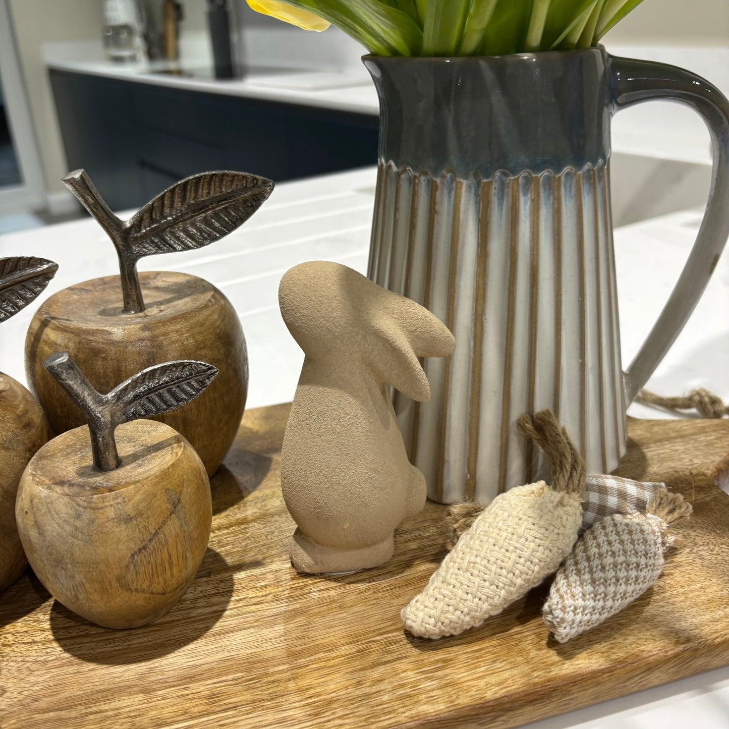 Natural Fabric Carrots, set of 6