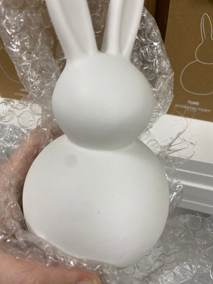 Toree - Matt white bunny - 2 sizes - imperfect