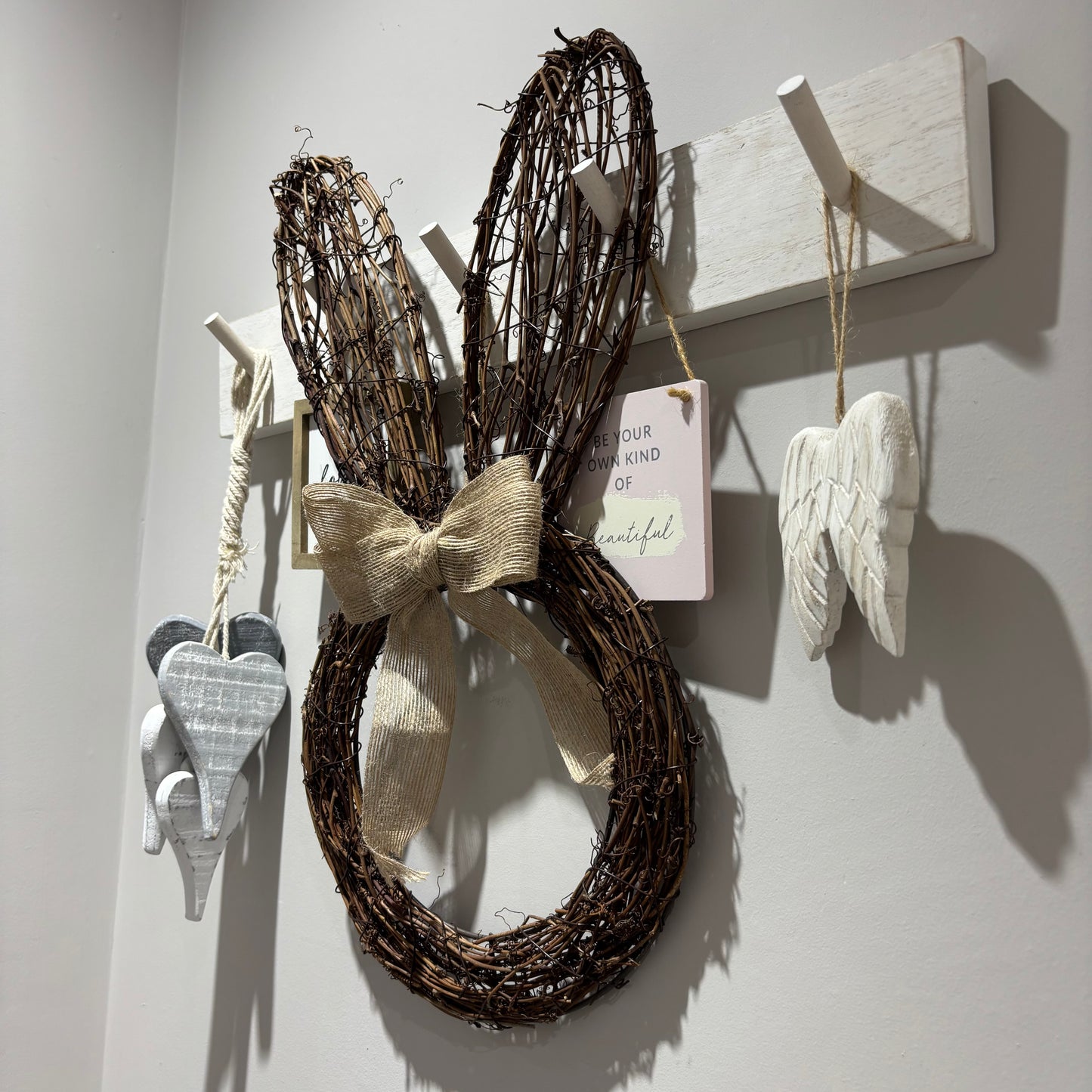 Rattan hanging Rabbit