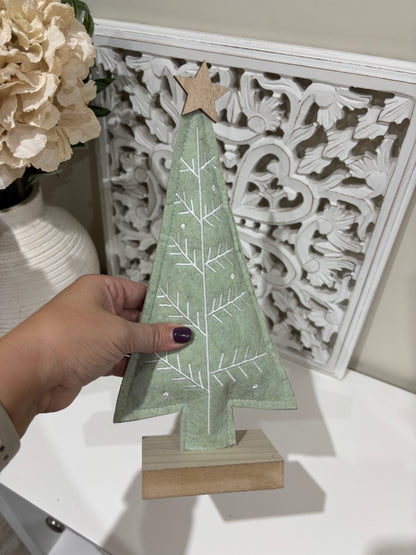 Pale Green Felt Christmas Tree