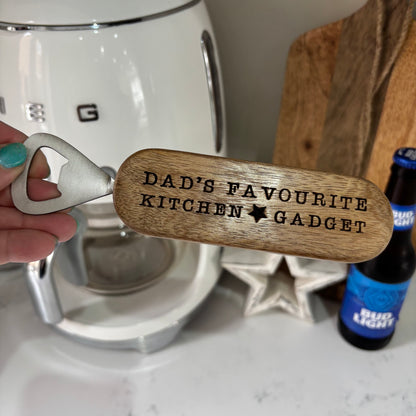 Dads favourite kitchen gadget bottle opener