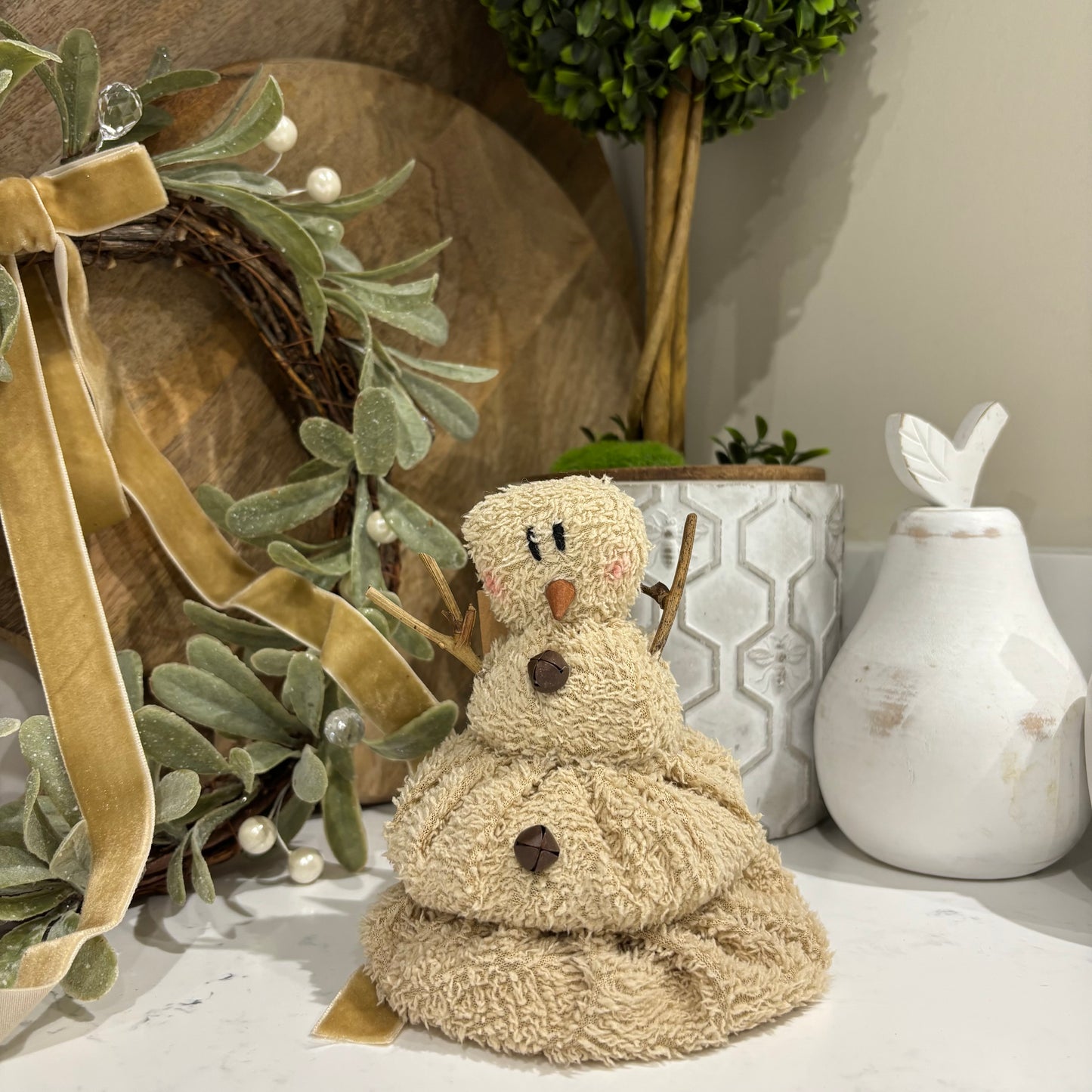 Small melting snowman