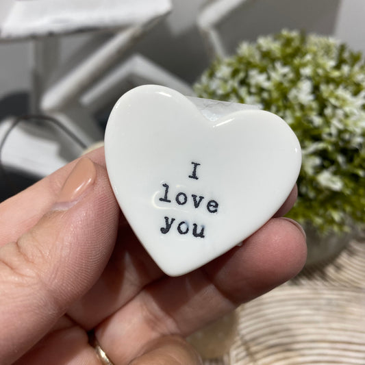 Tiny Heart Token  - I Love you