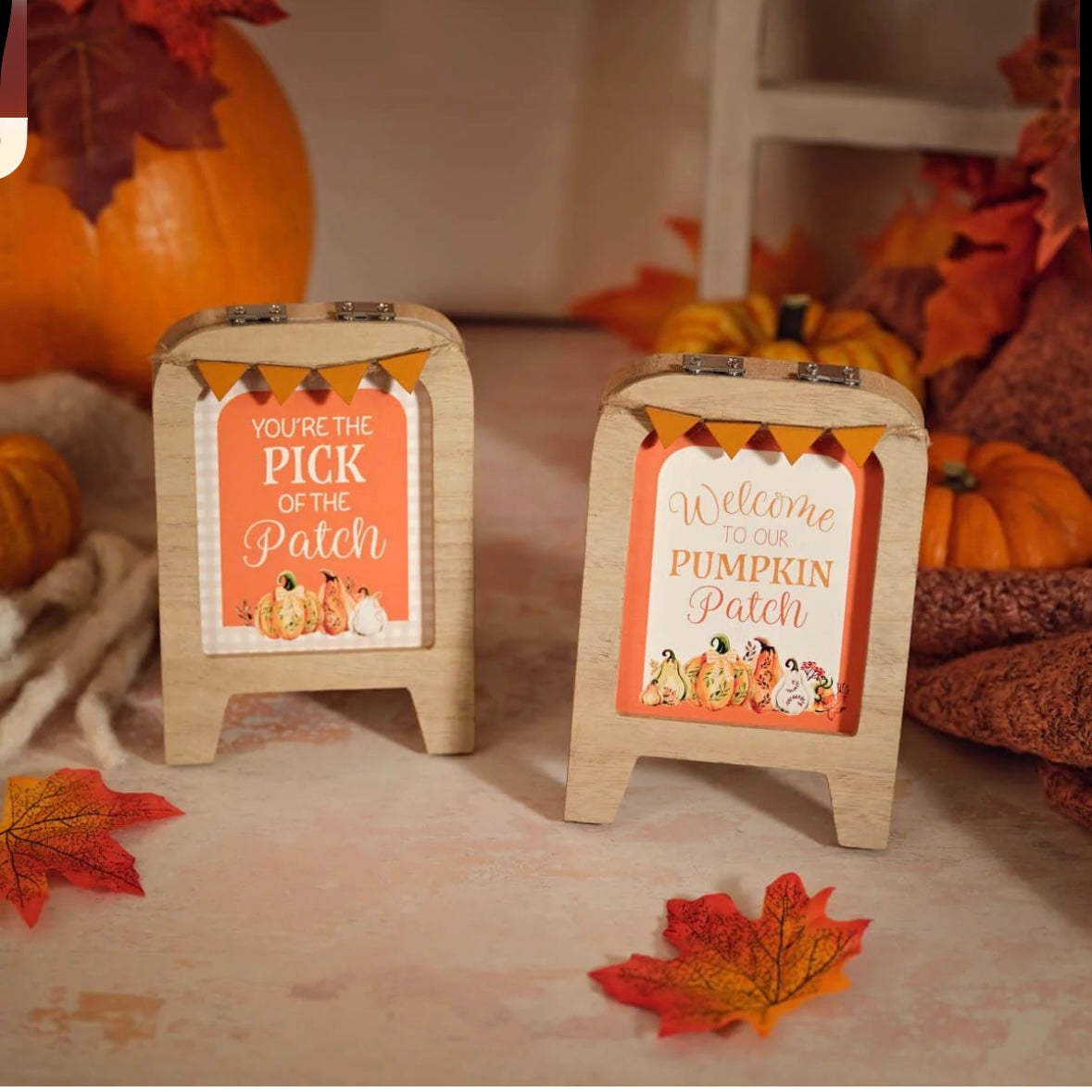 Harvest Home wood mini A frame