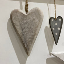 Load image into Gallery viewer, Wooden Hanging Heart, 15.3cm