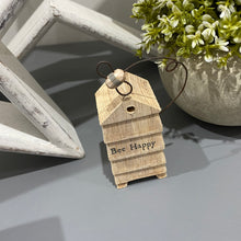Load image into Gallery viewer, Bee Happy Beehive wooden