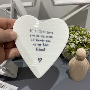 Have you as a mum porcelain coaster