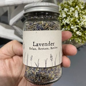 Natural Lavender in jar
