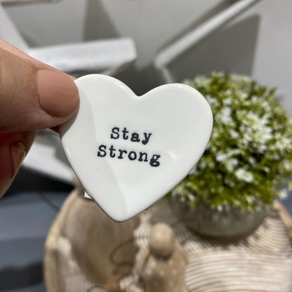 Tiny Heart Token  - Stay Strong