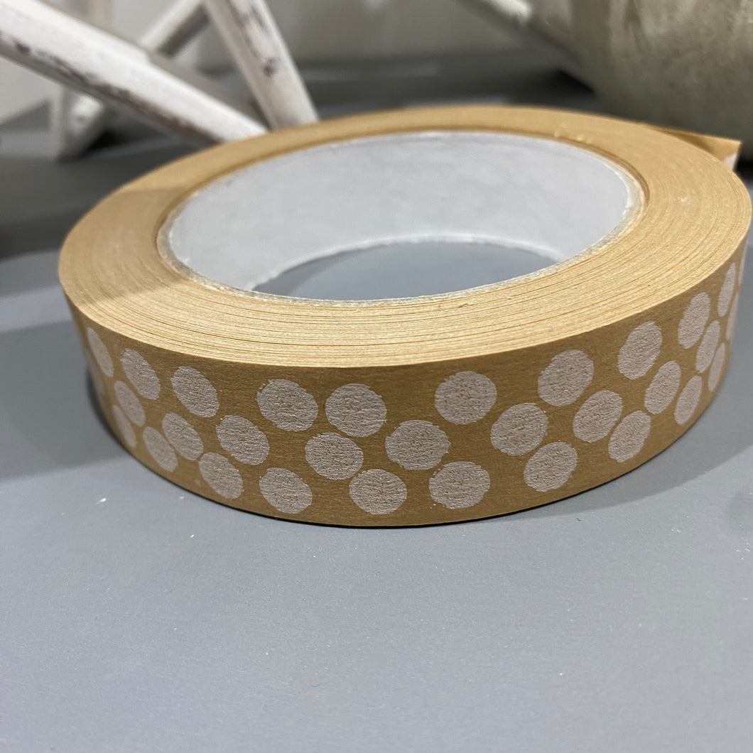 Brown paper tape 50m - 2 styles